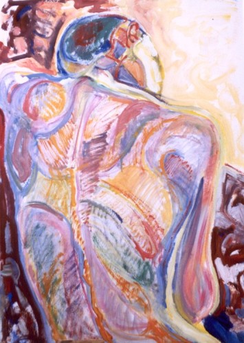 di schiena