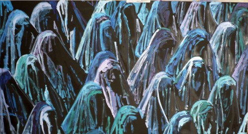 Identità - Dipinto donne velate - Painting veiled women